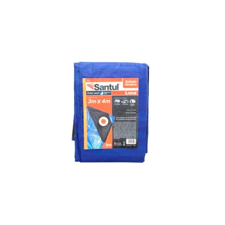 Lona de Uso Ligero Reforzada Azul 3×4